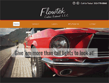 Tablet Screenshot of flowtekexhaust.com